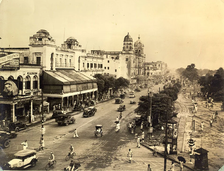 Advertising work in Calcutta