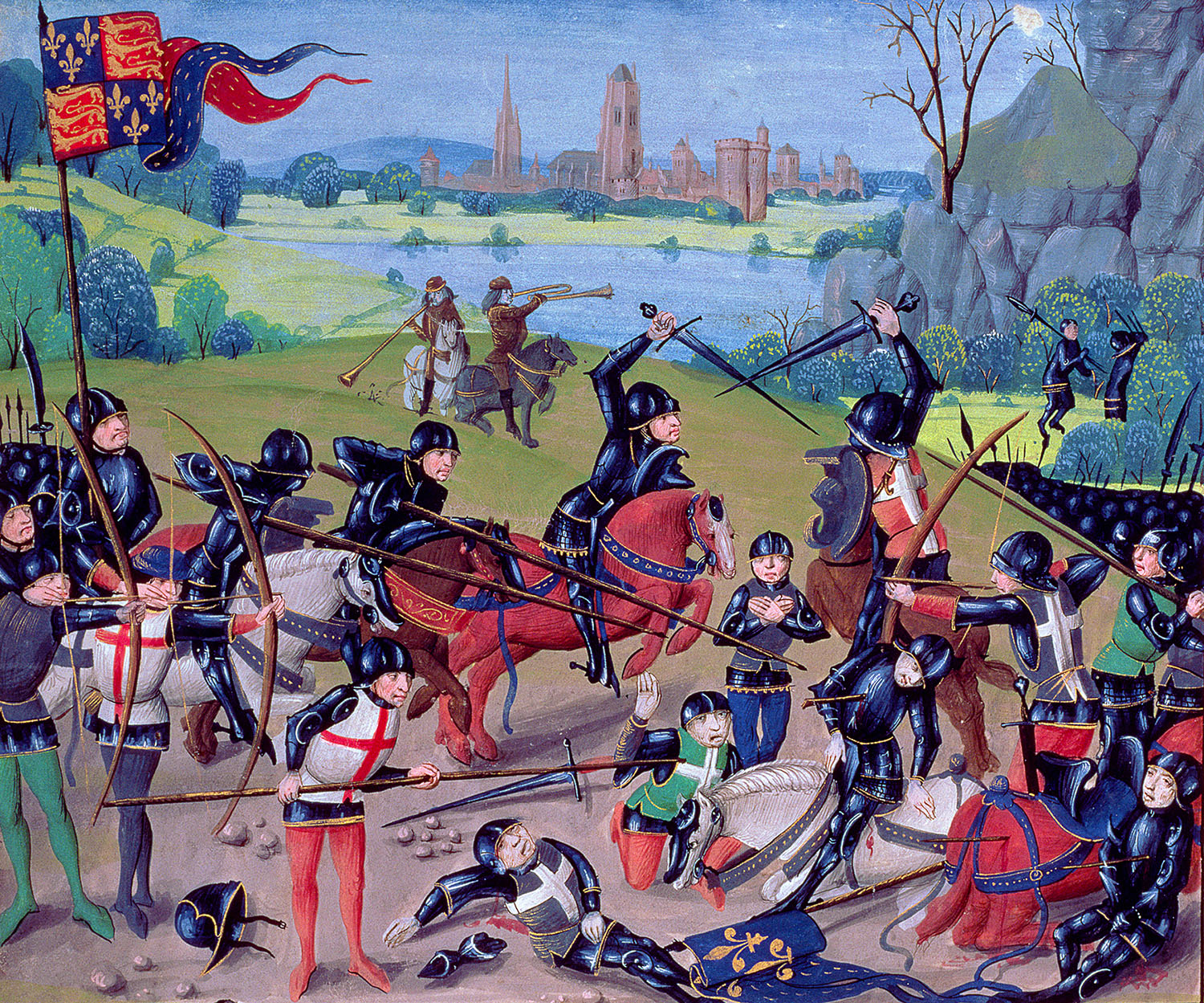 Assembles forces at Bourges