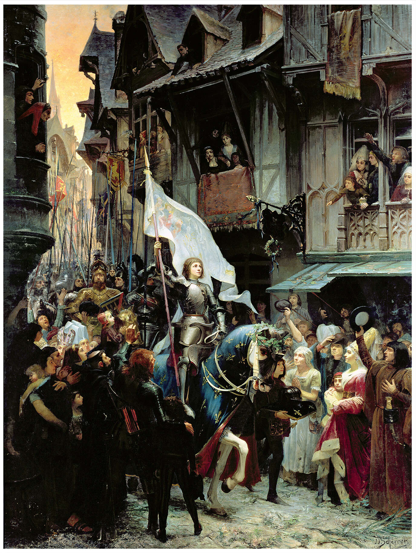 Enters besieged Orléans