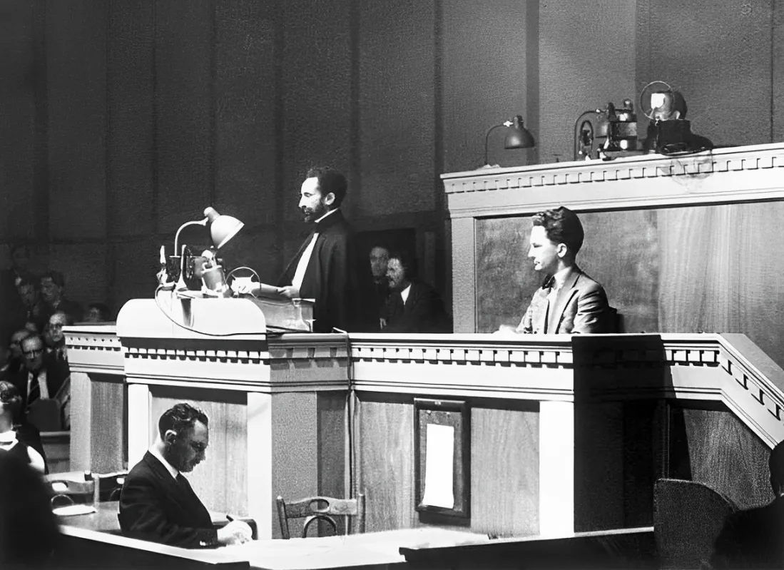 League of Nations address