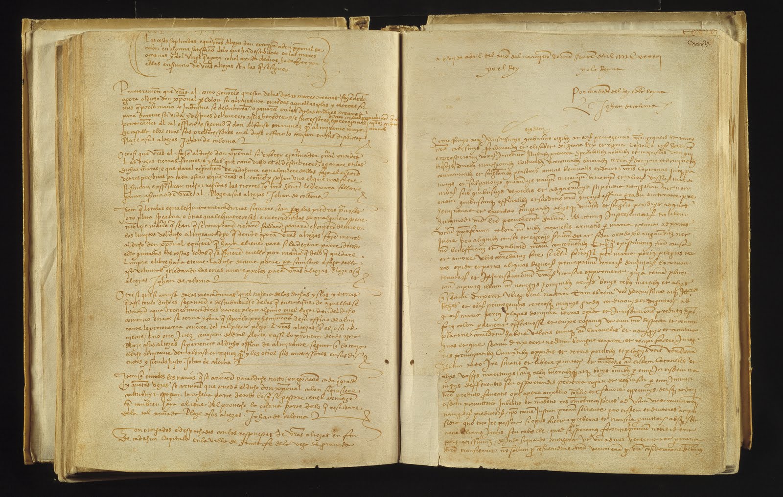 Signs the Santa Fe agreement
