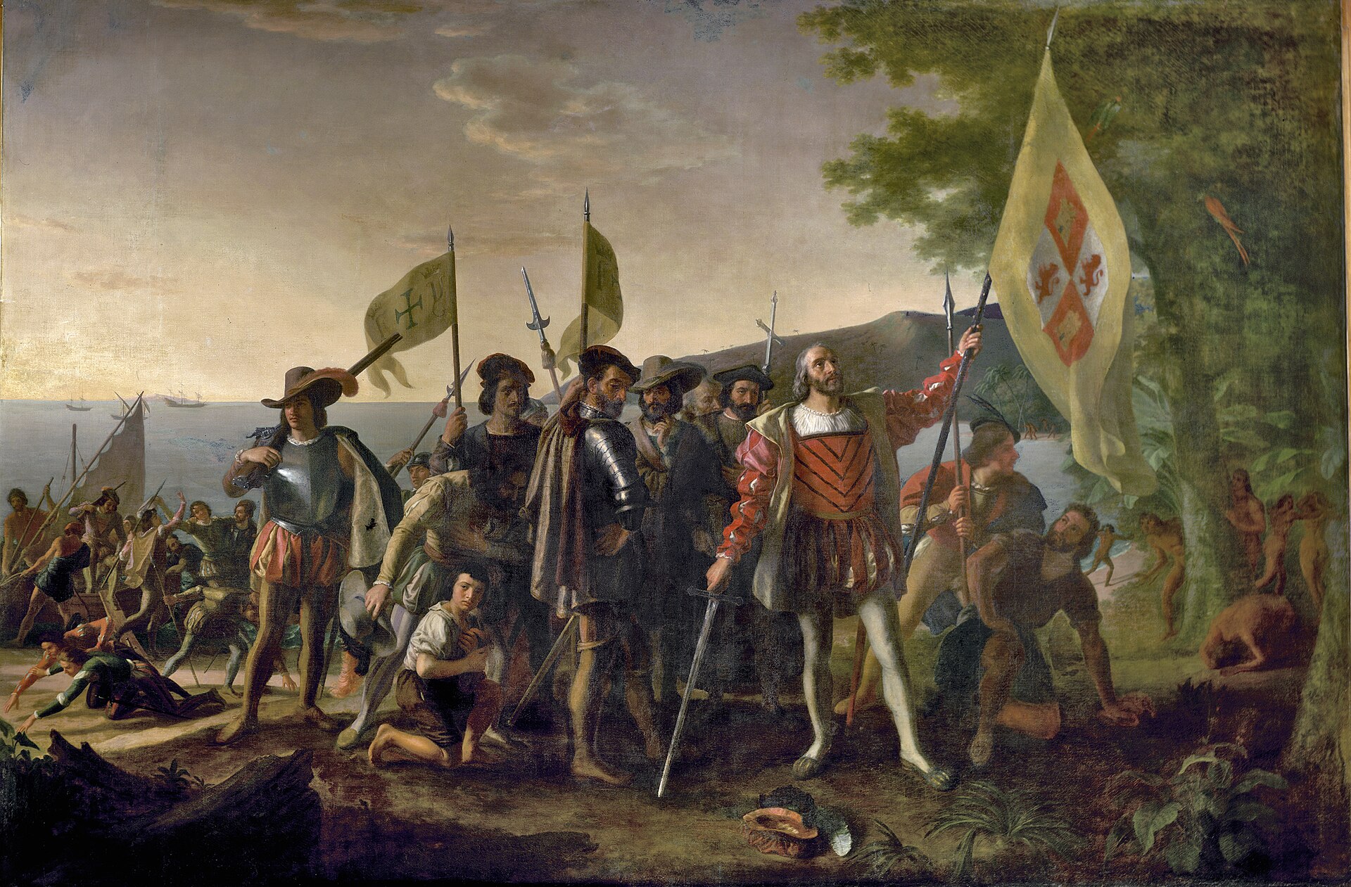 Makes first American landfall