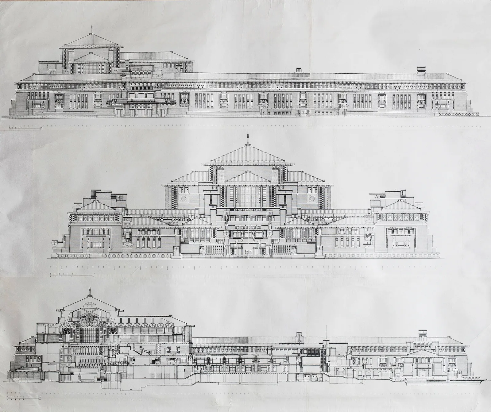 Return to Japan for Imperial Hotel construction