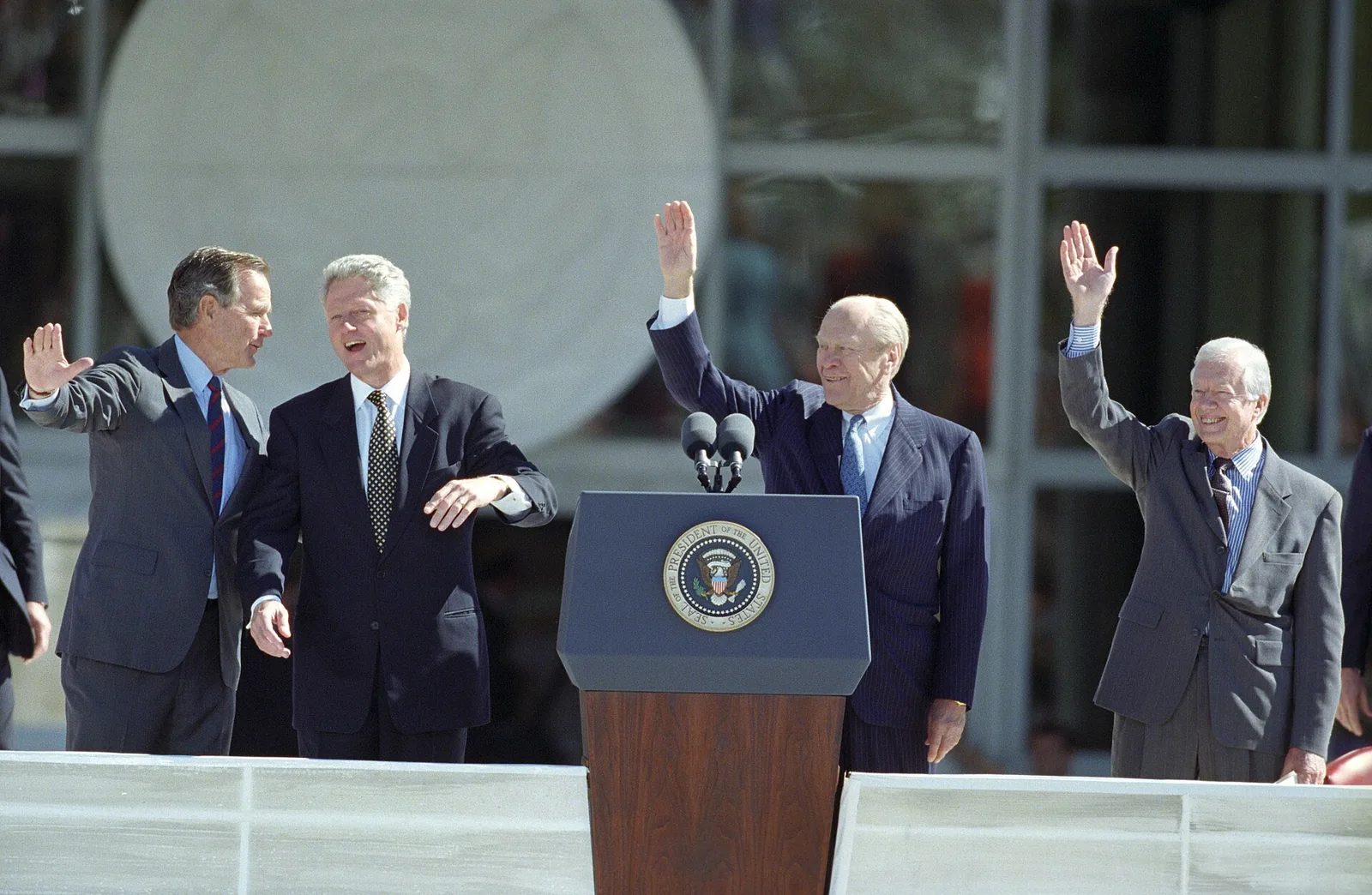 George H. W. Bush Library dedication