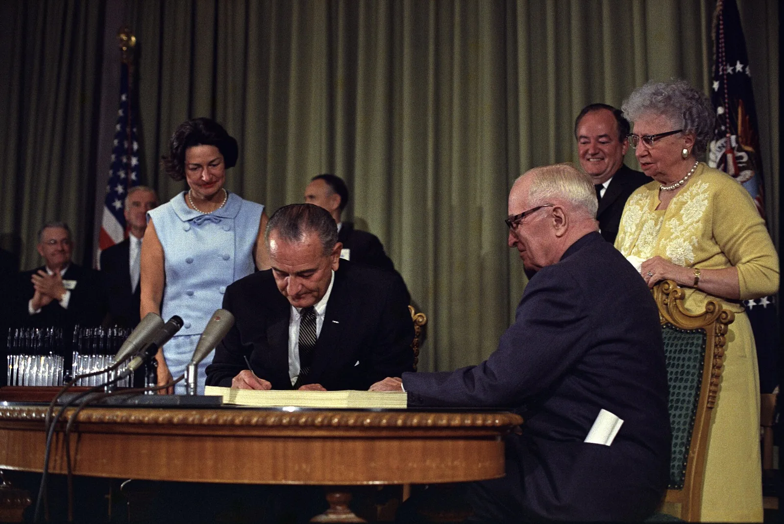 Medicare and Medicaid signing
