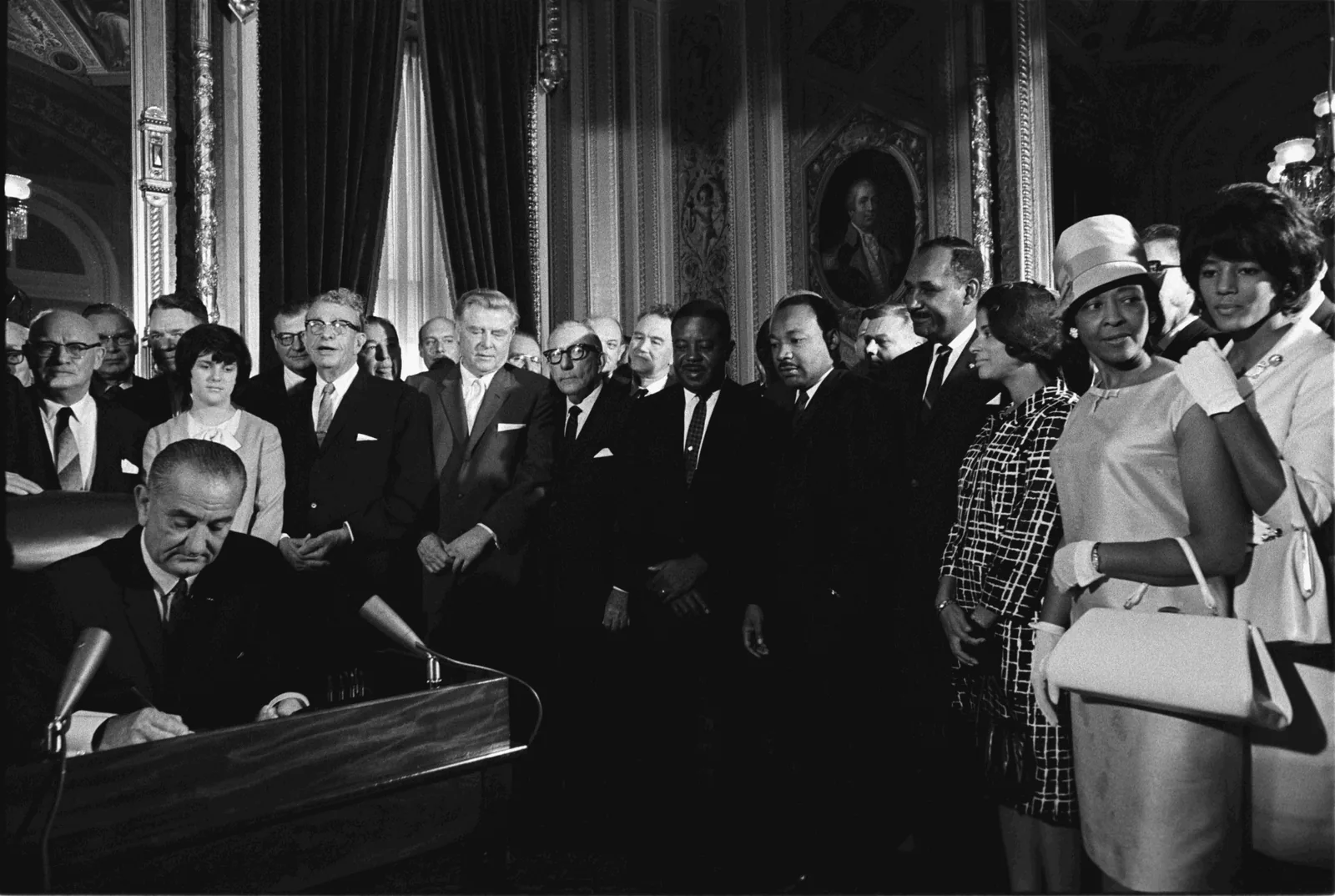Voting Rights Act signing