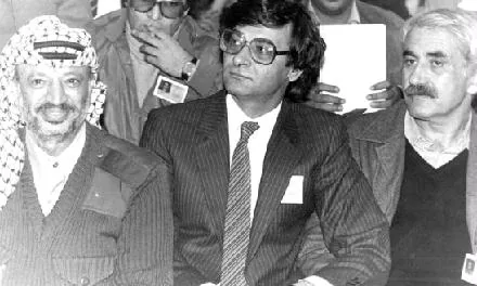 Meeting in Syria with Mahmoud Darwish and George Habash