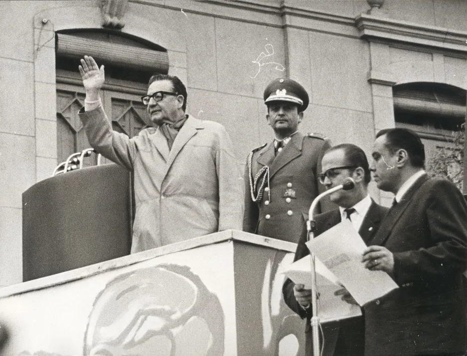 Copper-nationalization ceremony