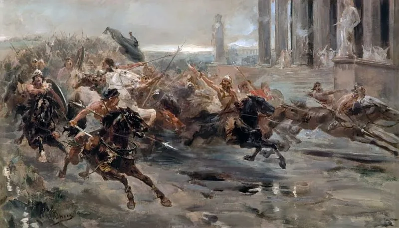 Invasion through Illyricum