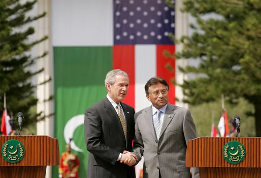 Meeting with George W. Bush