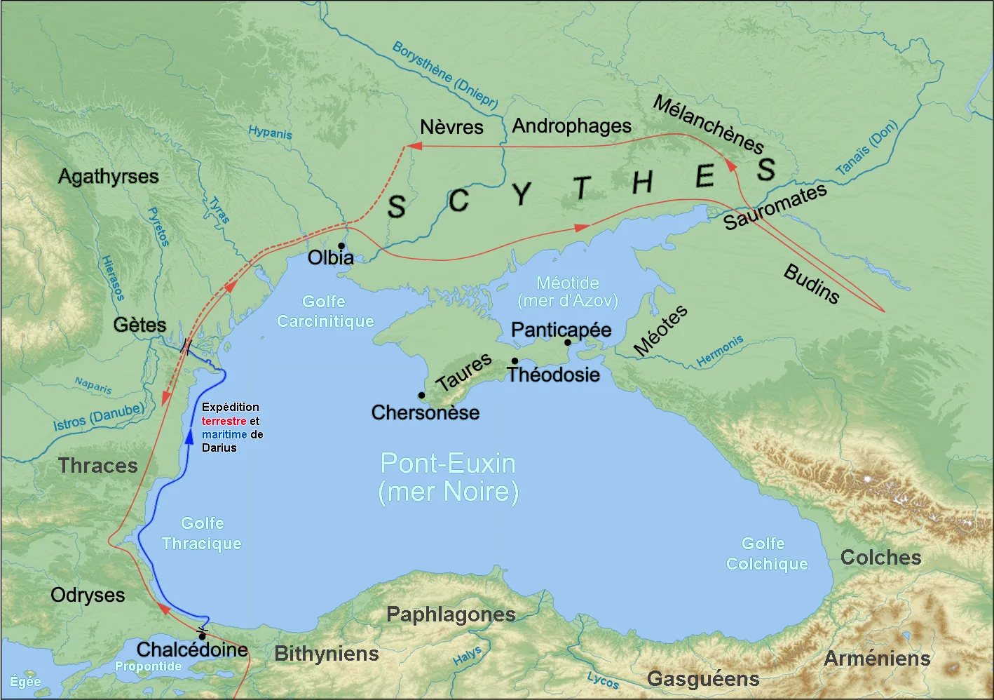 Danube crossing into Scythia