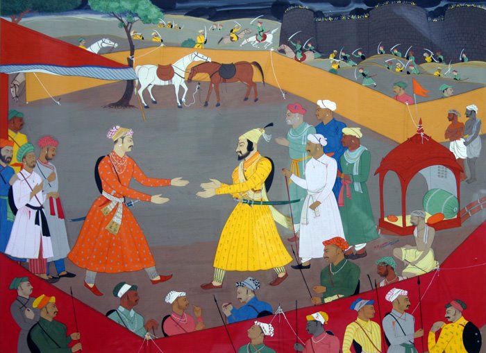 Comes to Purandar for Jai Singh talks