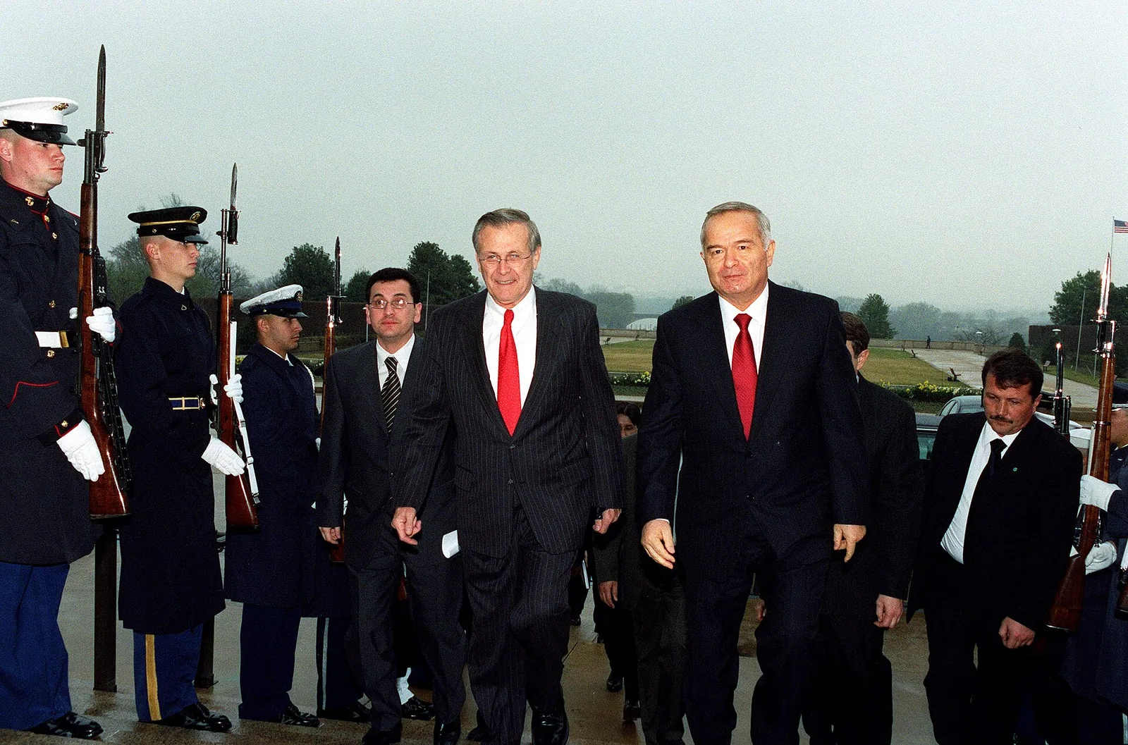 Meeting Donald Rumsfeld at the Pentagon