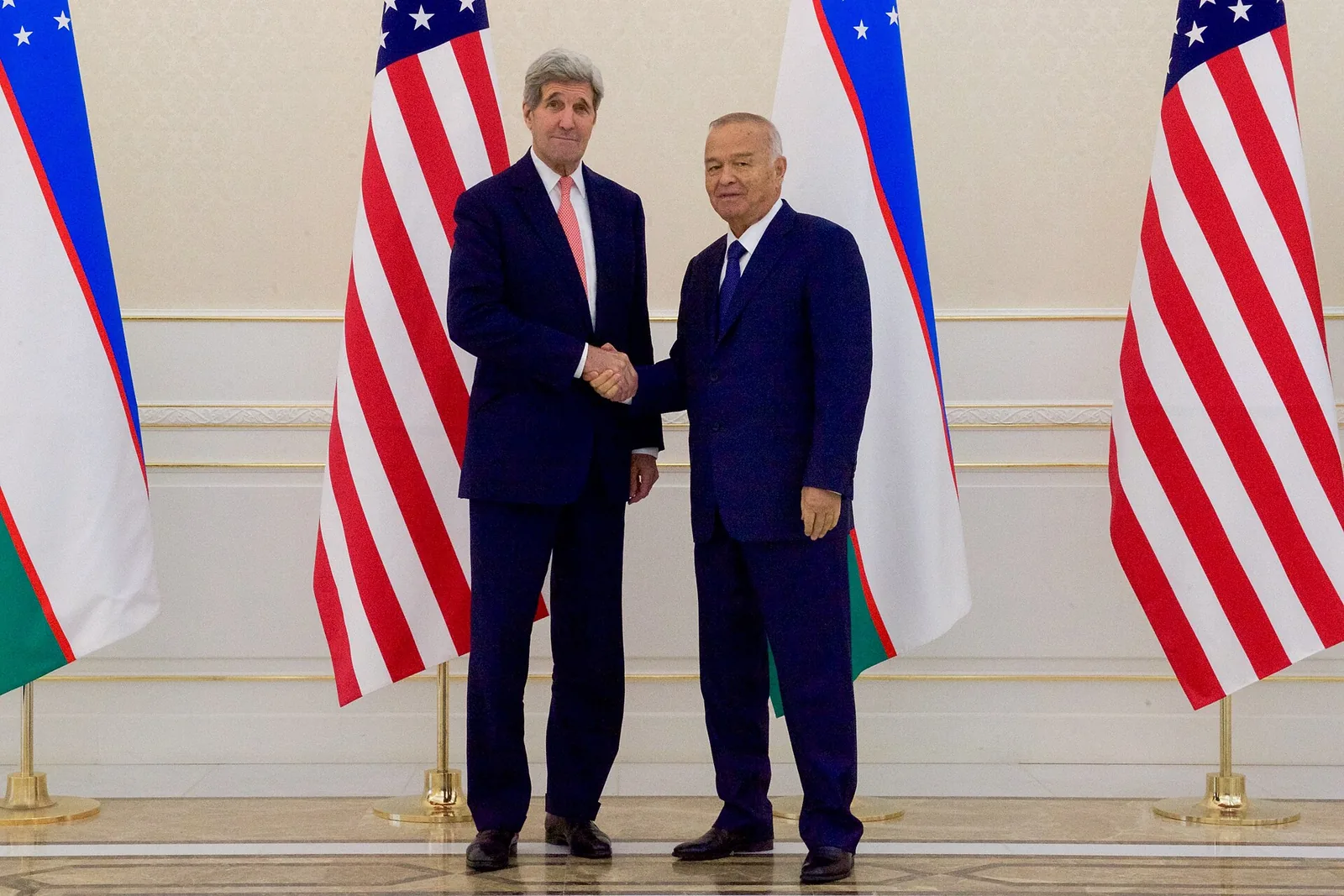 Meeting John Kerry in Samarkand