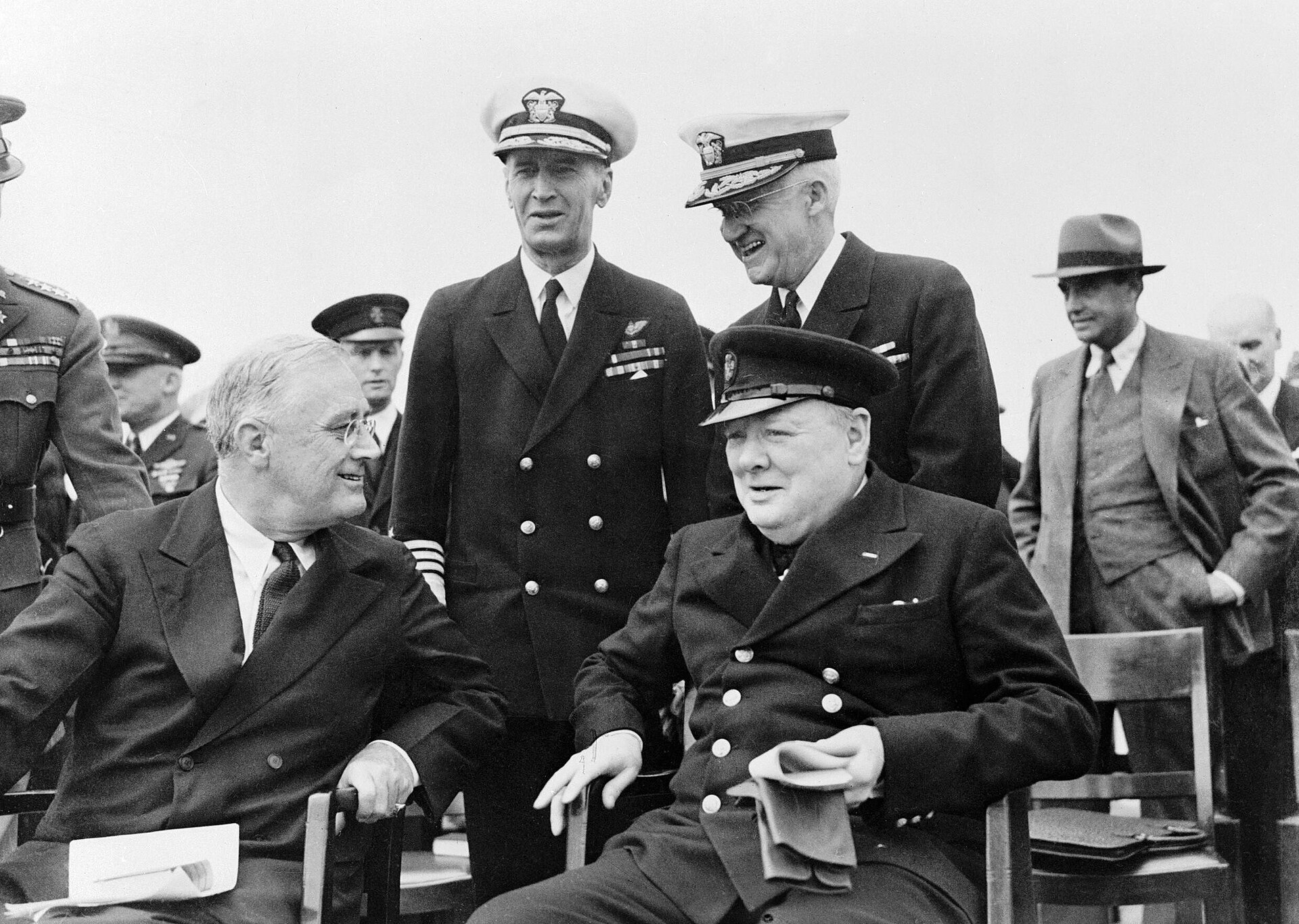 Meets Roosevelt at Placentia Bay
