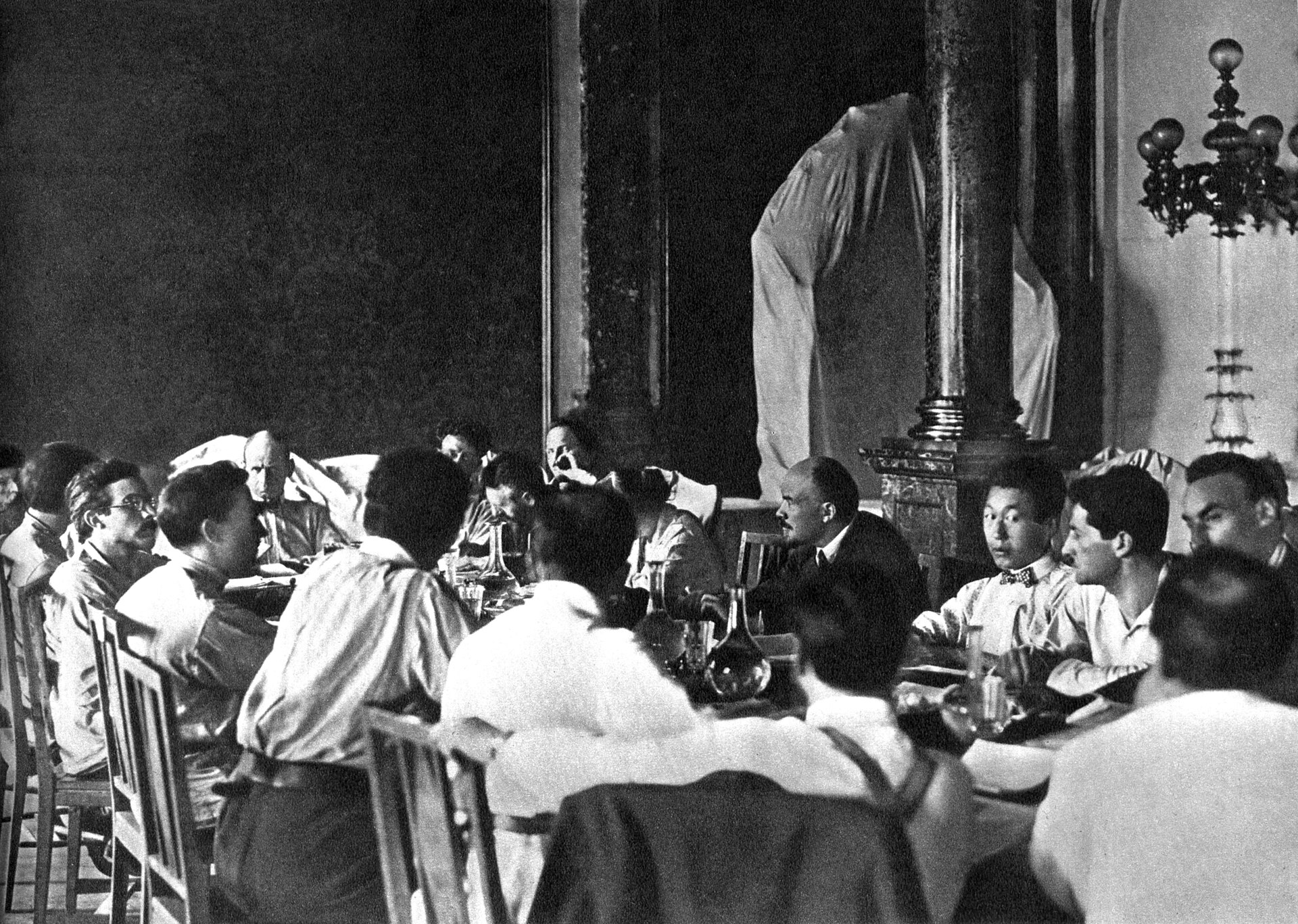 Spoke at the Second Comintern Congress