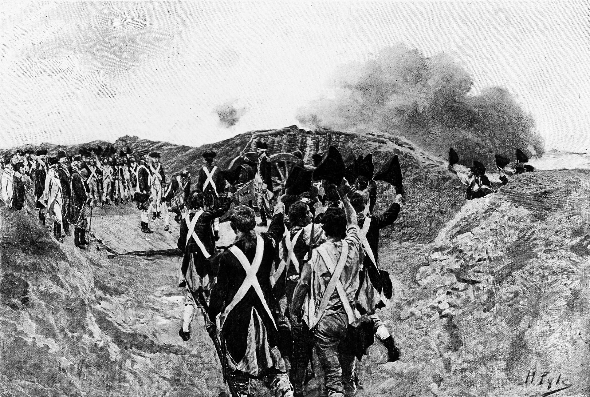Leads army toward Yorktown