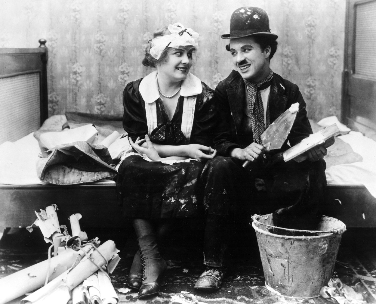 Works at his Mutual studio