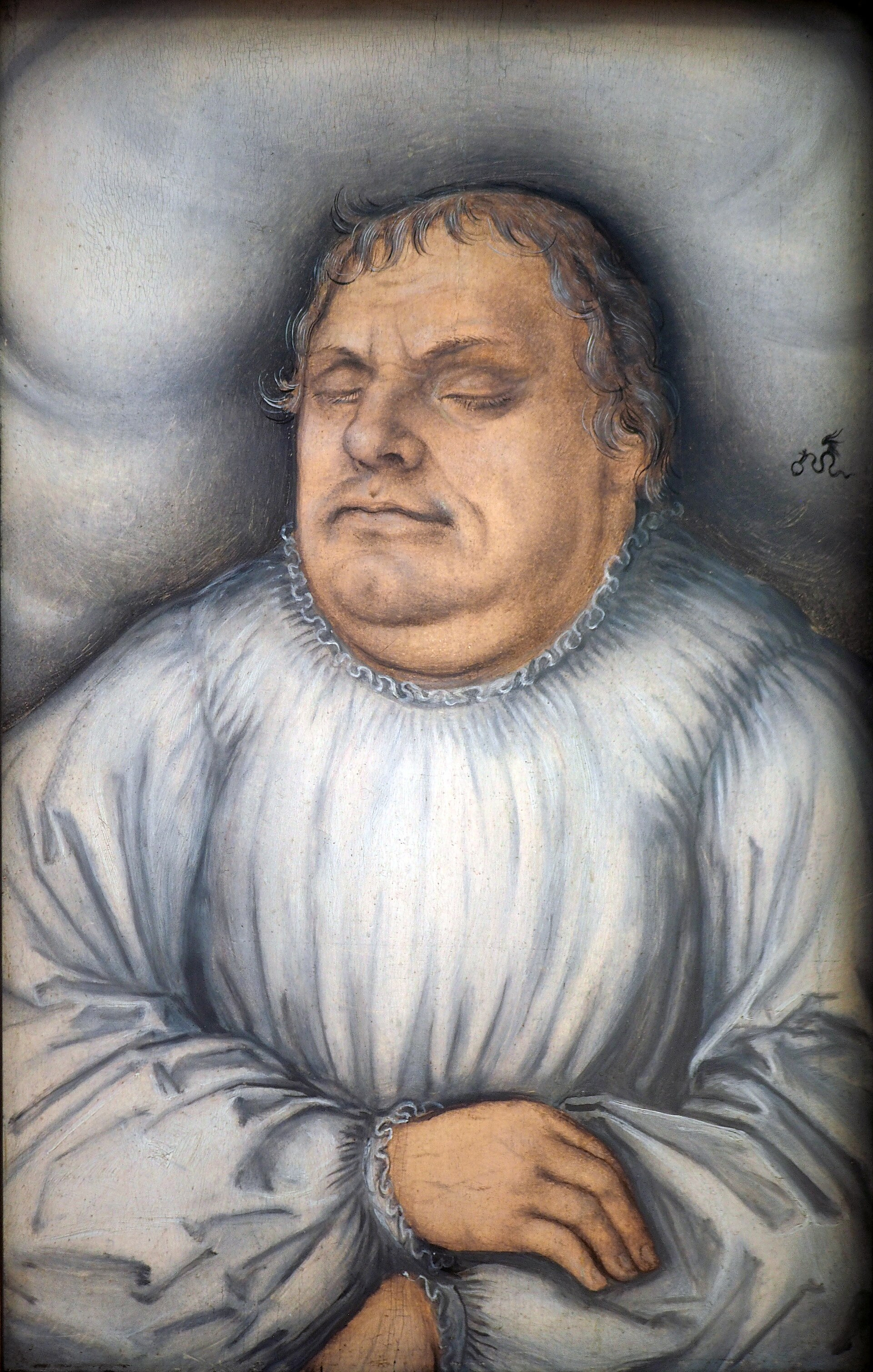 Dies during his last Eisleben visit