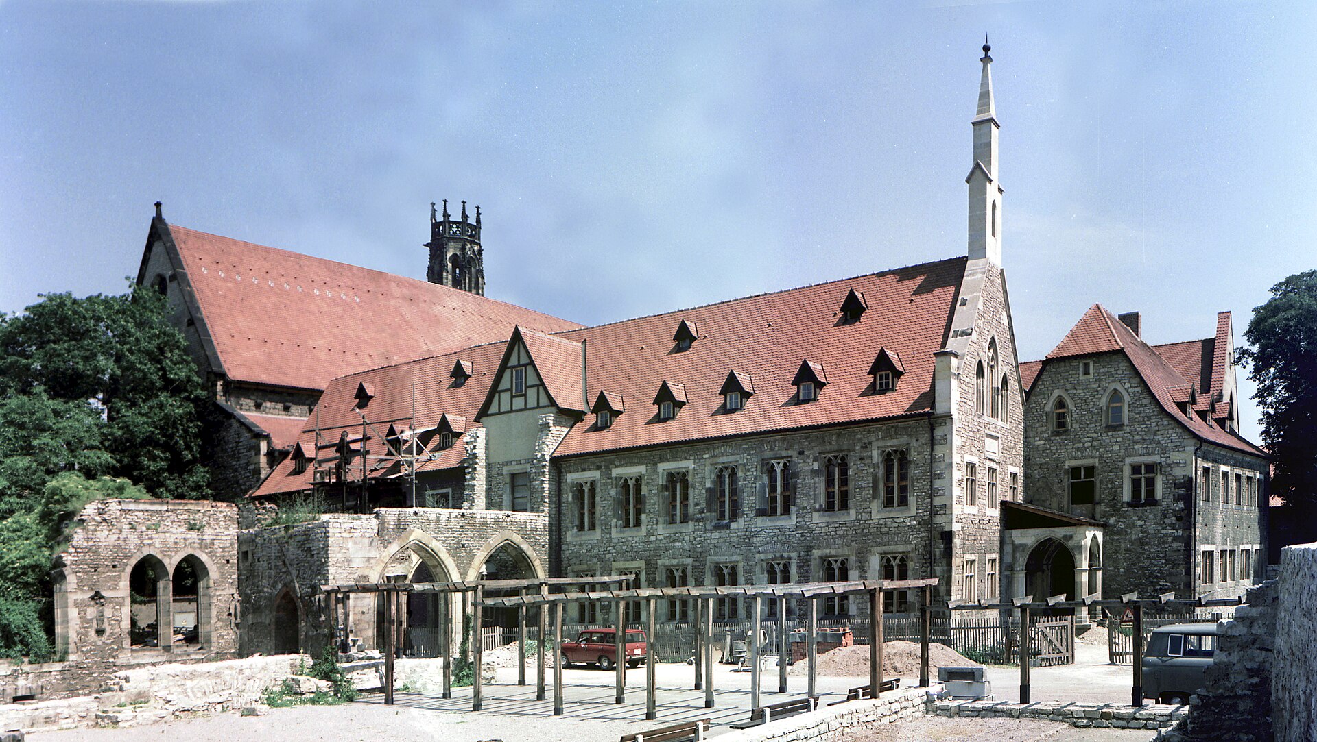 Enters the Augustinian monastery