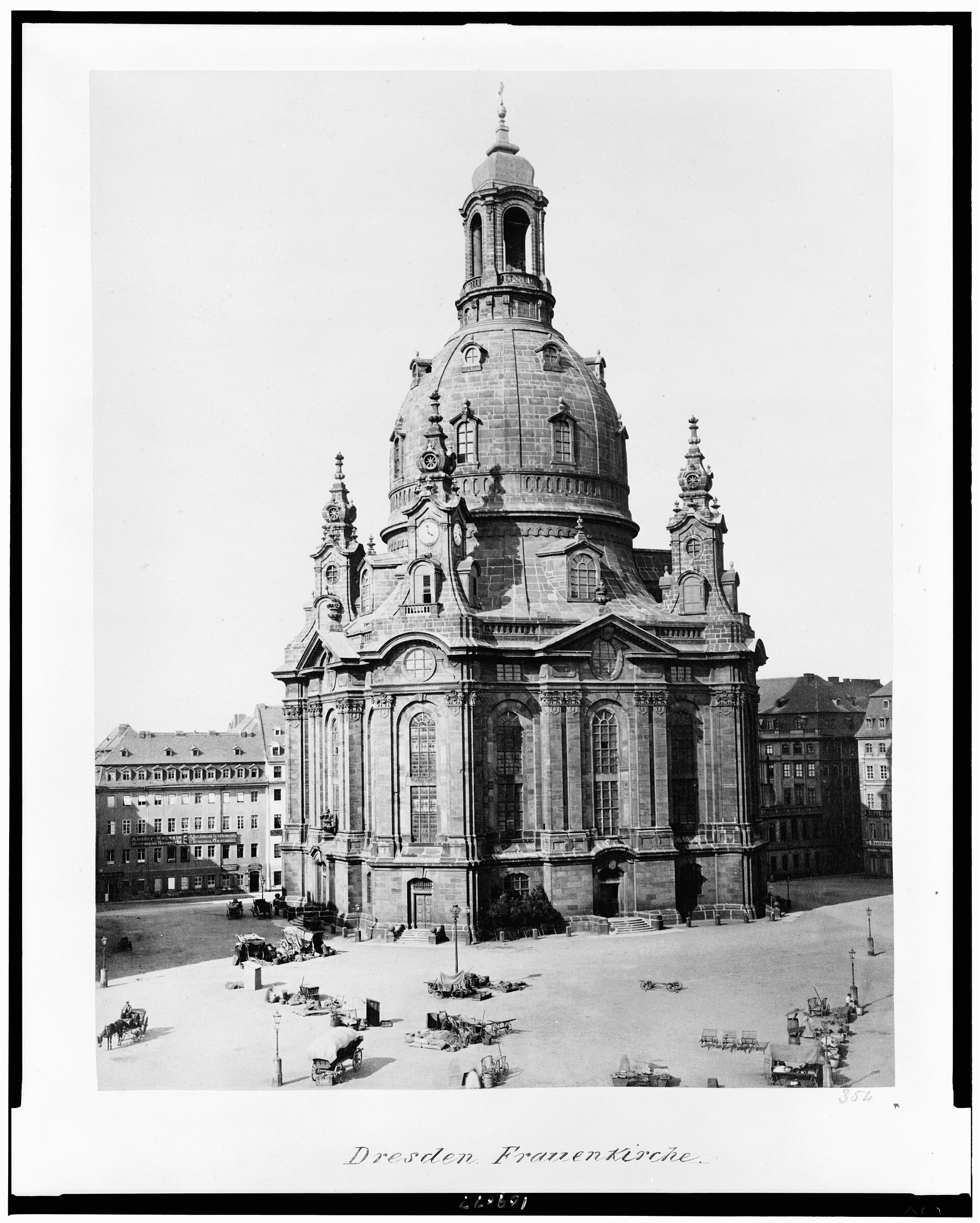 Visited Dresden on his first European tour