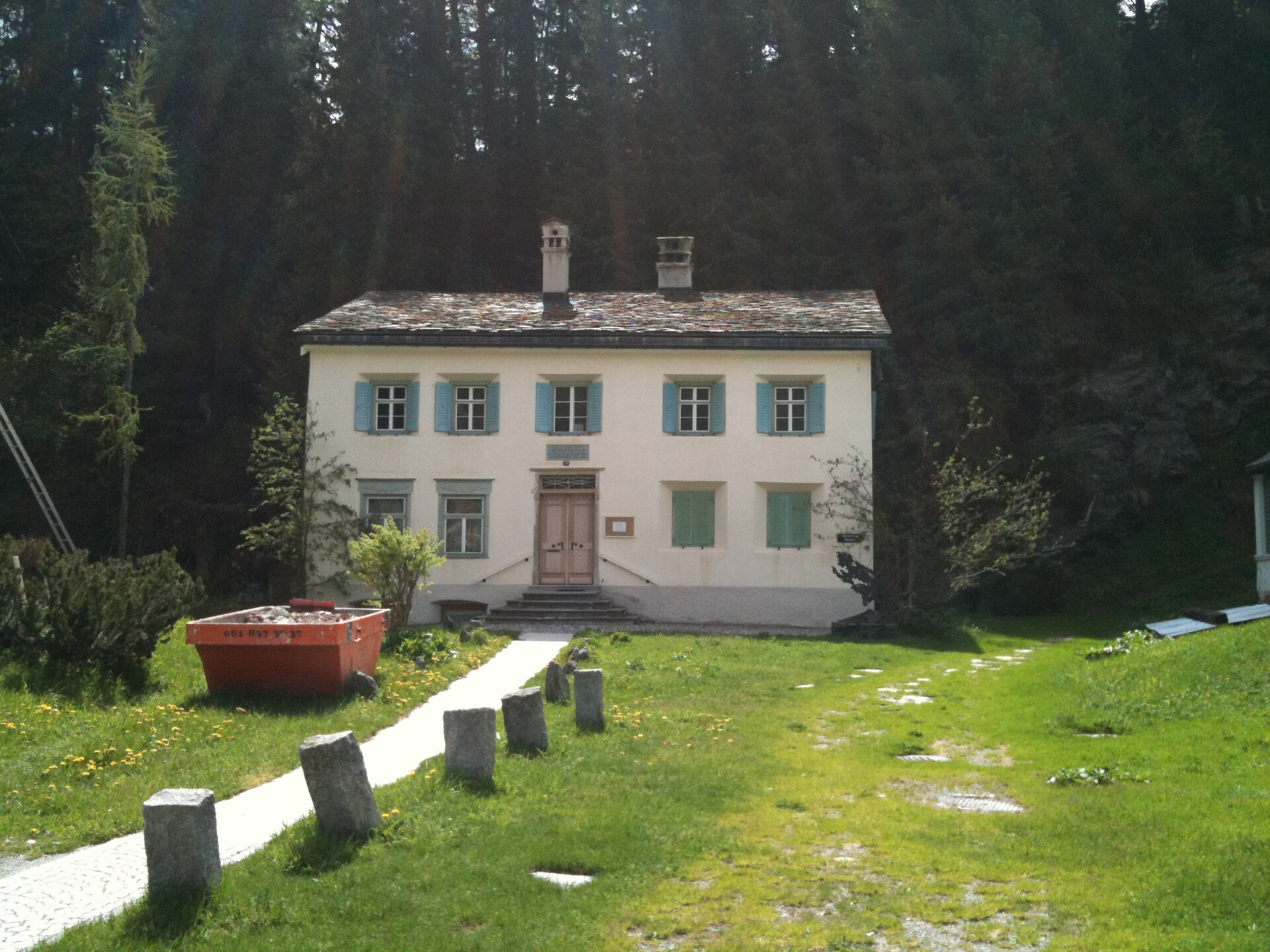 Begins recurring summers in Sils Maria