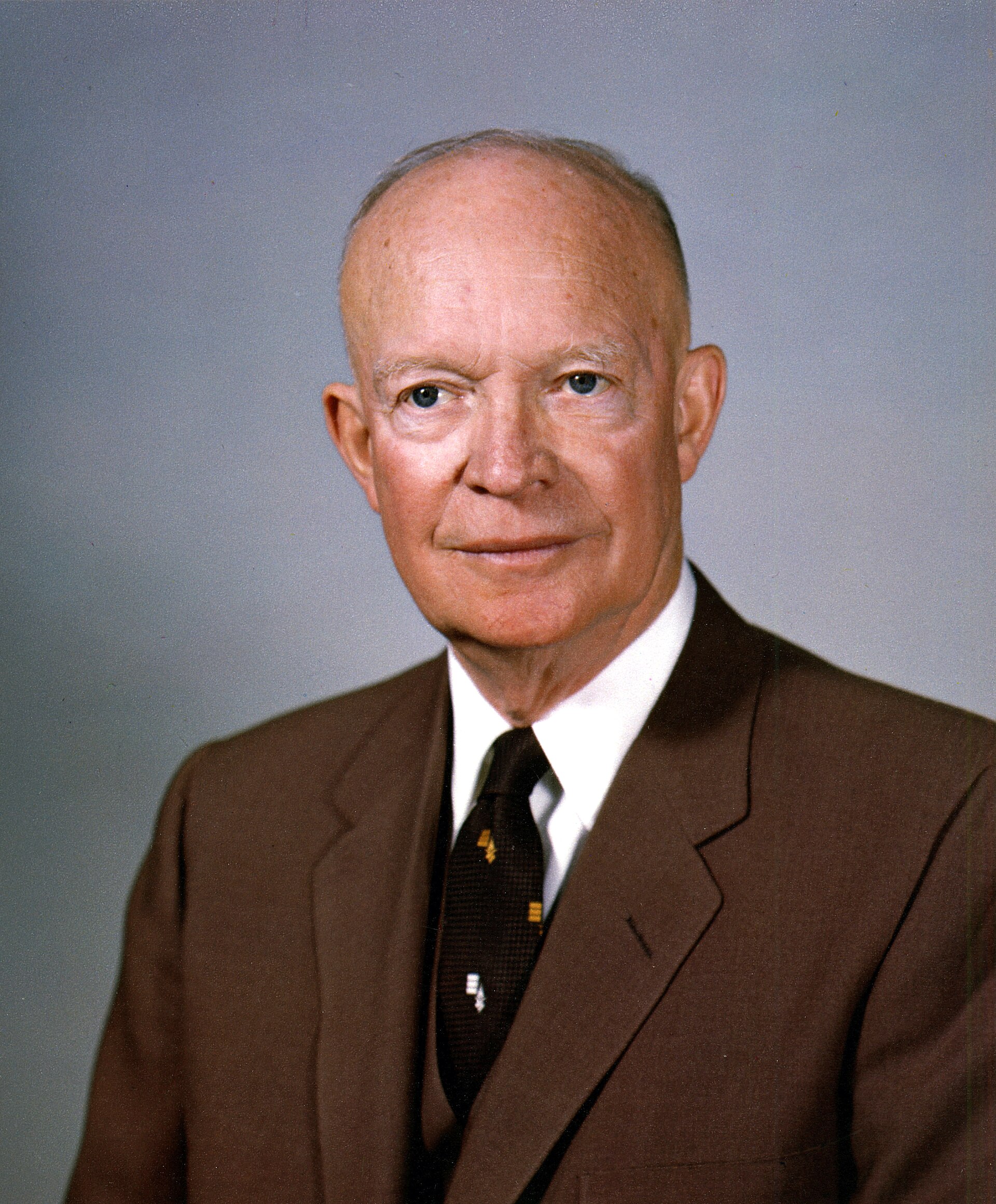 Meets President Eisenhower