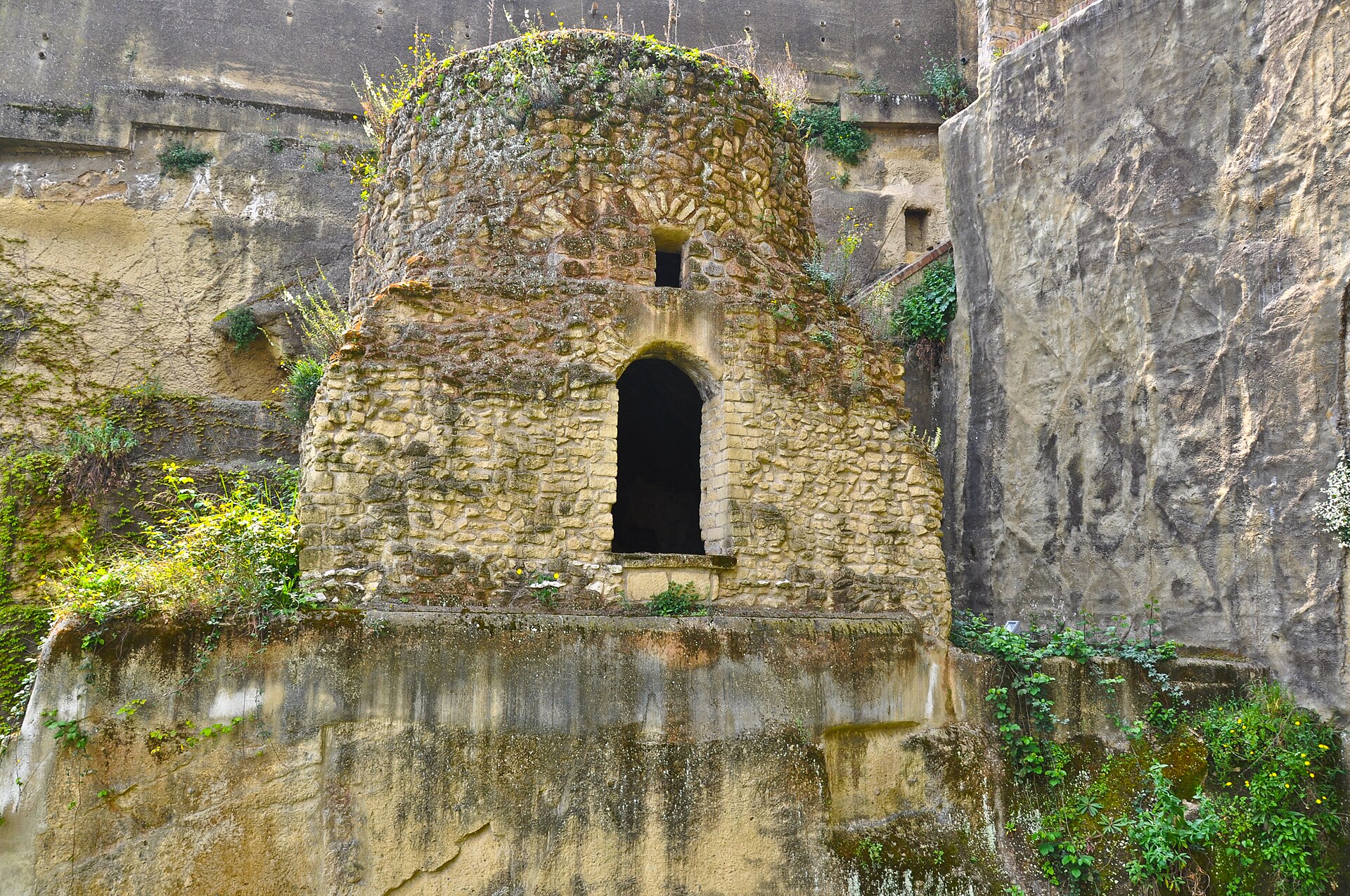 Buried beside the road to Pozzuoli