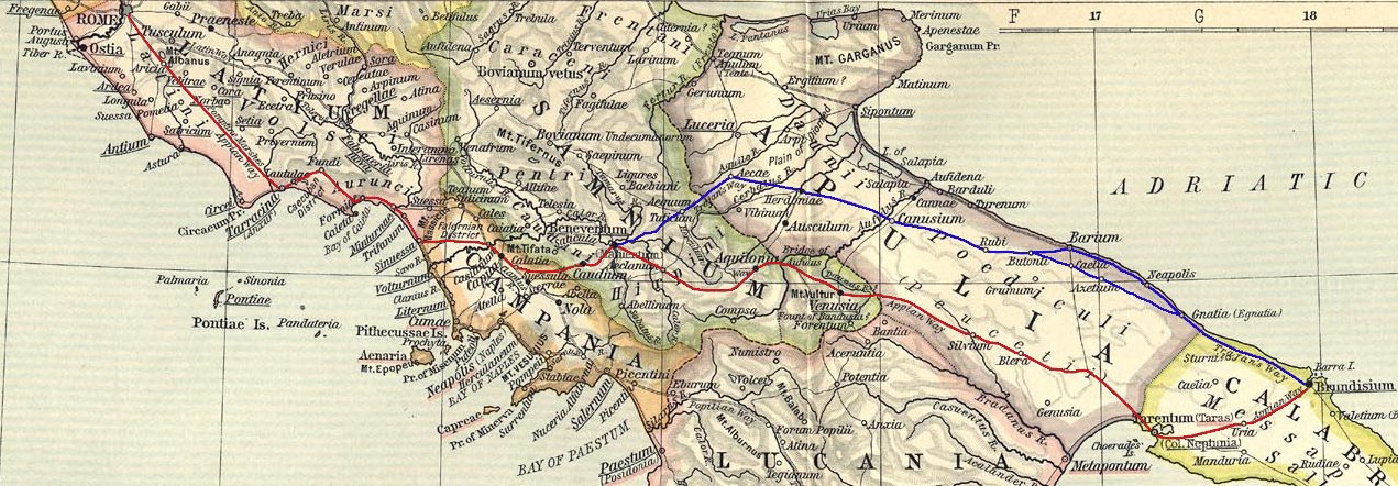 Joined Horace at Sinuessa