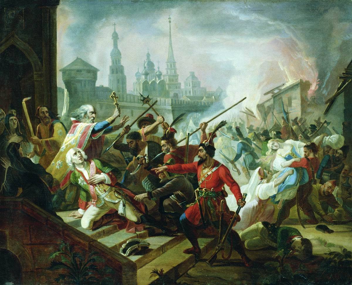 Investigated Pugachev sites in Kazan